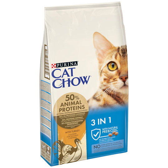 Cat Chow Special Care 3in1 with Turkey - 15 kg
