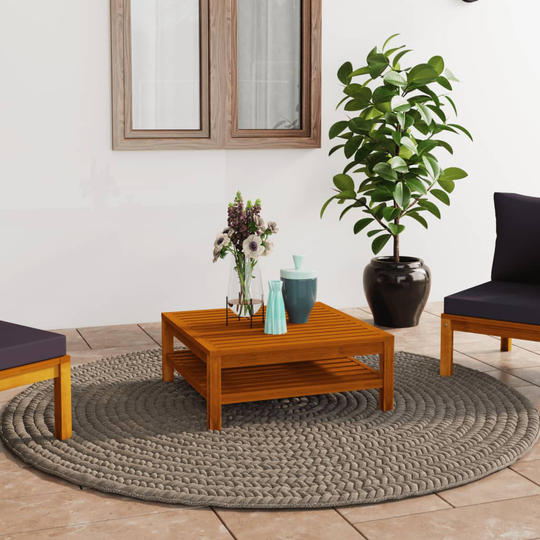 vidaXL Sohvapöytä 65x65x35 cm täysi akaasiapuu