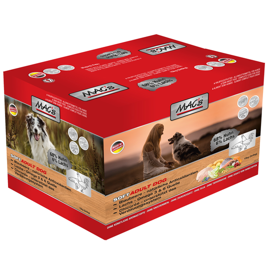 MAC's Soft Grain Free Chicken & Salmon - 3 x 5 kg