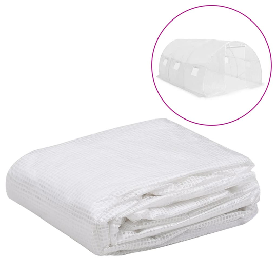 vidaXL Kasvihuoneen vaihtokate (13,5 m²) 3x4,5x2 m läpinäkyvä