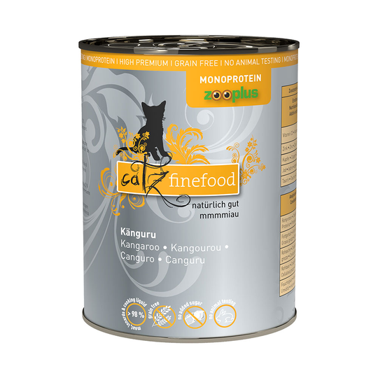 20 + 4 kaupan päälle! 24 x 400 g catz finefood Monoprotein zooplus - kenguru