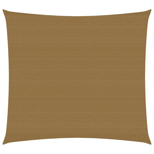 vidaXL Aurinkopurje 160 g/m² harmaanruskea 2x2 m HDPE