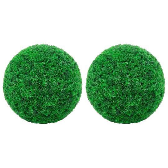 vidaXL Tekokasvi puksipuupallot 2 kpl 27 cm