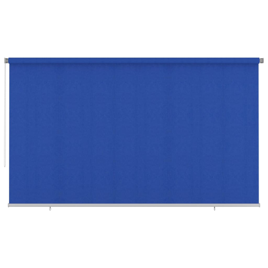 vidaXL Ulkorullaverho 400x230 cm sininen HDPE