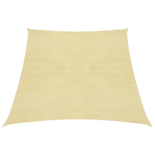 vidaXL Aurinkopurje 160 g/m² beige 4/5x4 m HDPE
