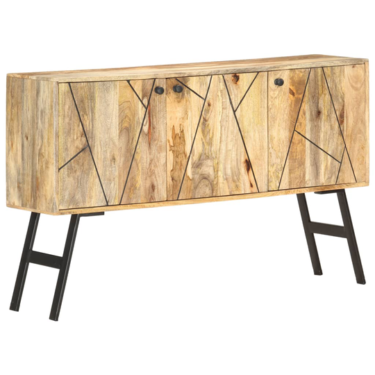 vidaXL Senkki 118x30x75 cm täysi mangopuu