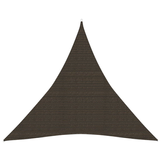 vidaXL Aurinkopurje 160 g/m² ruskea 3,6x3,6x3,6 m HDPE