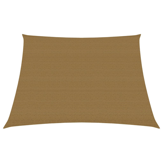 vidaXL Aurinkopurje 160 g/m² harmaanruskea 3/4x2 m HDPE