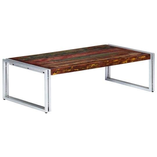 vidaXL Sohvapöytä 120x60x35 cm kierrätetty täyspuu