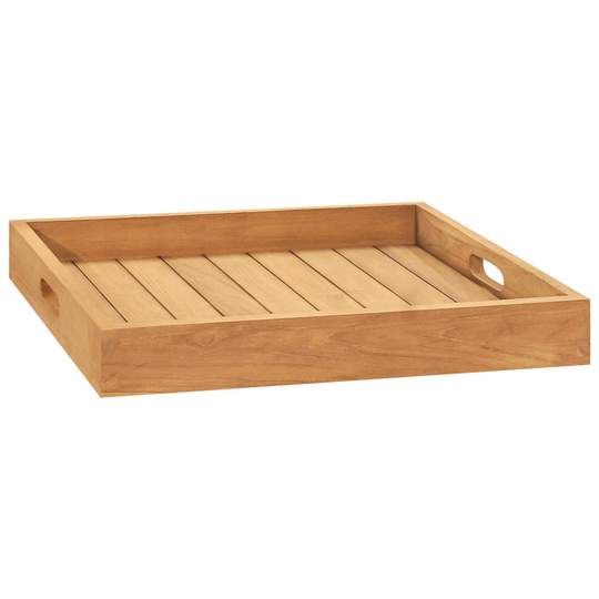 vidaXL Tarjotin 50x50 cm täysi tiikki