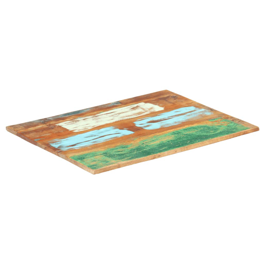 vidaXL Suorakulmainen pöytälevy 60x90 cm 15-16 mm täysi kierrätyspuu