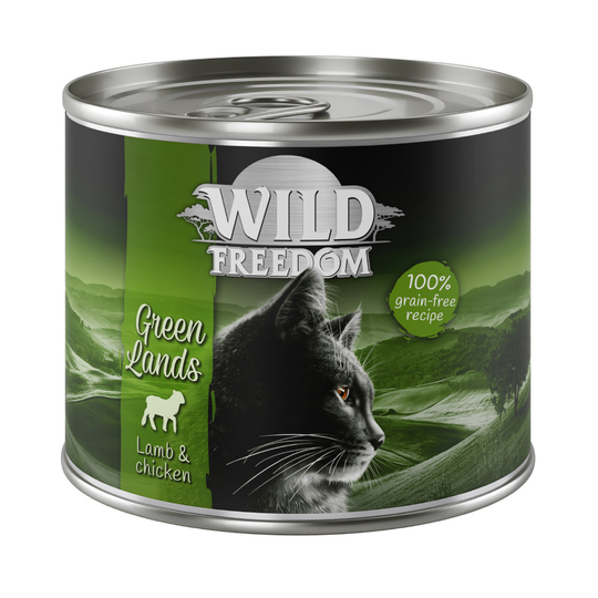 Wild Freedom Adult 6 x 200 g - Green Lands - lammas & kana