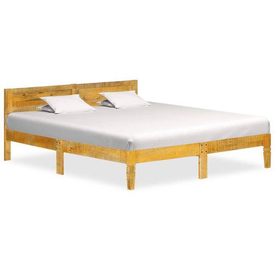vidaXL Sängynrunko täysi mangopuu 160 cm