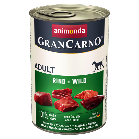 Animonda GranCarno Original Adult 6 x 400 g - nauta & riista