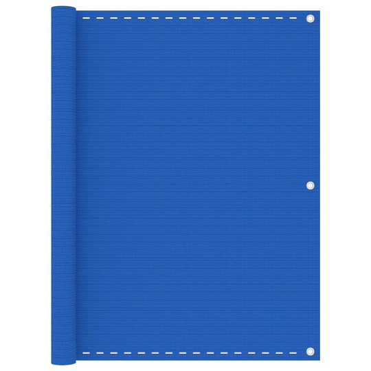 vidaXL Parvekkeen suoja sininen 120x400 cm HDPE