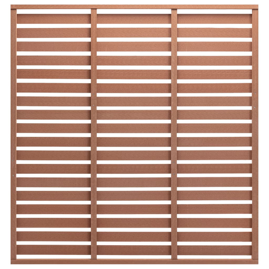 vidaXL Aitapaneeli WPC 180x180 cm ruskea