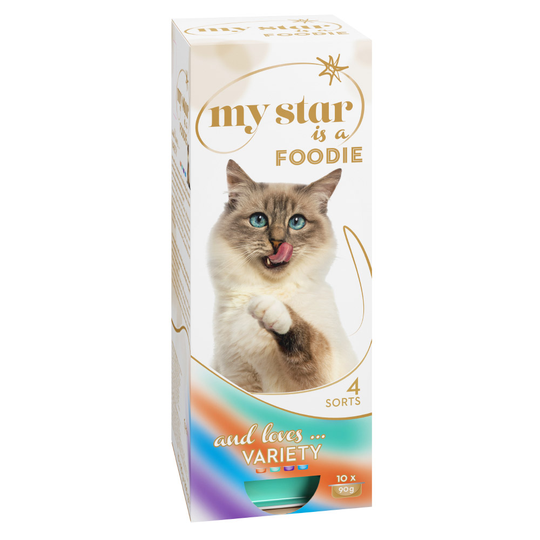 My Star is a Foodie - mousselajitelma - 10 x 90 g (4 eri makua)