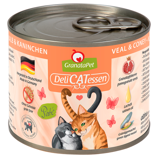 Granatapet DeliCatessen 6 x 200 g - vasikka & kani