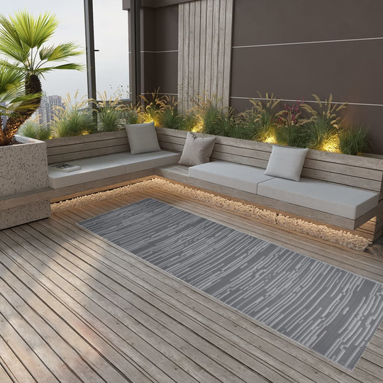 vidaXL Matto antrasiitti 80x250 cm PP
