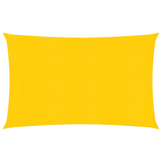 vidaXL Aurinkopurje 160 g/m² keltainen 2x4 m HDPE