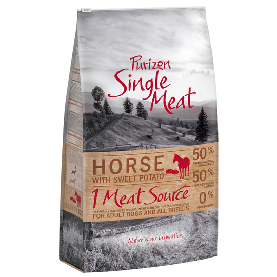 Purizon Single Meat Adult Horse & Sweet Potato - viljaton - 1 kg