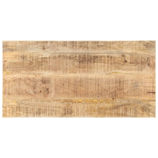 vidaXL Pöytälevy täysi mangopuu 25-27 mm 100x60 cm