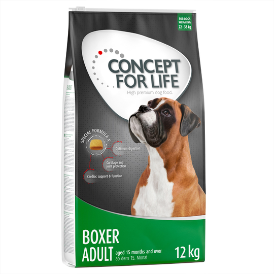 Concept for Life -suurpakkaus: 4 € alennusta! - Boxer 12 kg