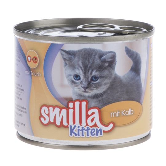 Smilla Kitten 6 x 200 g - vasikka