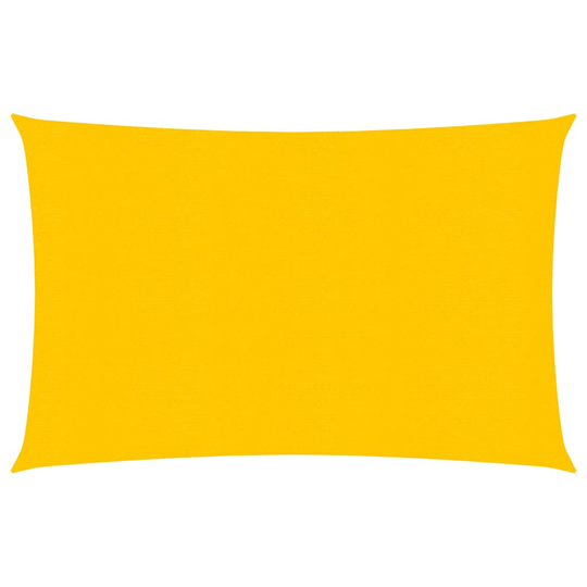 vidaXL Aurinkopurje 160 g/m² keltainen 3x4 m HDPE