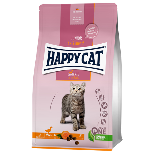 Happy Cat Young Junior Farm Duck - 1,3 kg