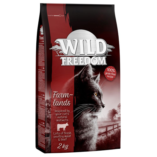 2 kg Wild Freedom kissanruokaa erikoishintaan! - Farmlands - Beef