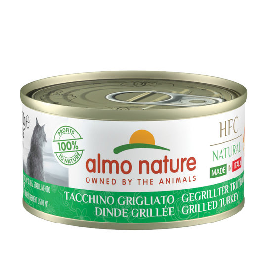 Almo Nature HFC Natural Made in Italy 6 x 70g - grillattu kalkkuna
