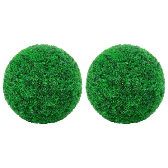 vidaXL Tekokasvi puksipuupallot 2 kpl 45 cm