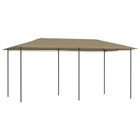 vidaXL Huvimaja 3x6x2,6 m harmaanruskea 160 g/m²