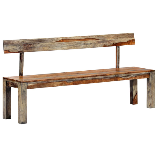 vidaXL Penkki 160 cm seesampuu harmaa