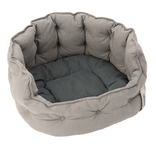 Cozy ecoLIFE -koiranpeti, harmaa - P 80 x L 72 x K 31 cm