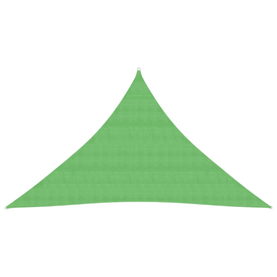 vidaXL Aurinkopurje 160 g/m² vaaleanvihreä 3,5x3,5x4,9 m HDPE