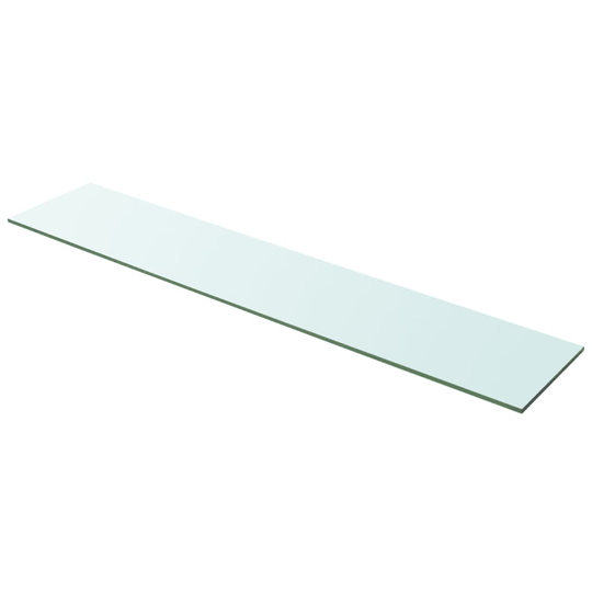 vidaXL Hyllypaneeli Kirkas lasi 100x20 cm
