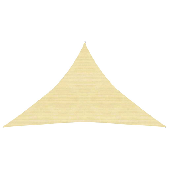 vidaXL Aurinkopurje 160 g/m² beige 5x5x6 m HDPE