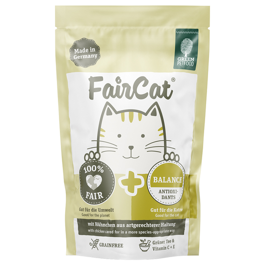 5 + 3 kaupan päälle! 8 x 85 g FairCat-kissanruoka - Balance