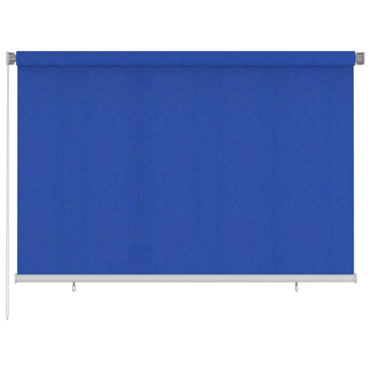 vidaXL Rullaverho ulkotiloihin 220x140 cm sininen HDPE