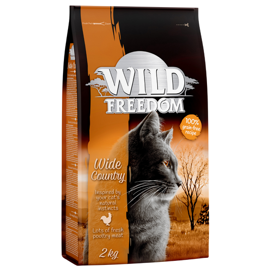 2 kg Wild Freedom kissanruokaa erikoishintaan! - Wide Country - Poultry