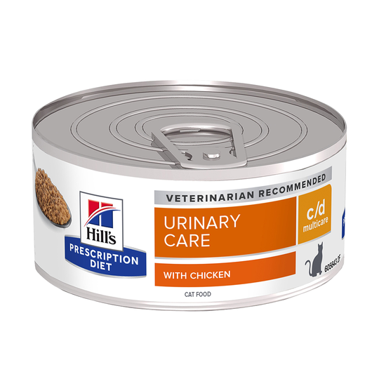Säästöpakkaus: Hill´s Prescription Diet Feline -purkkiruoka 48 x 156 g - c/d Multicare Urinary Care with Chicken