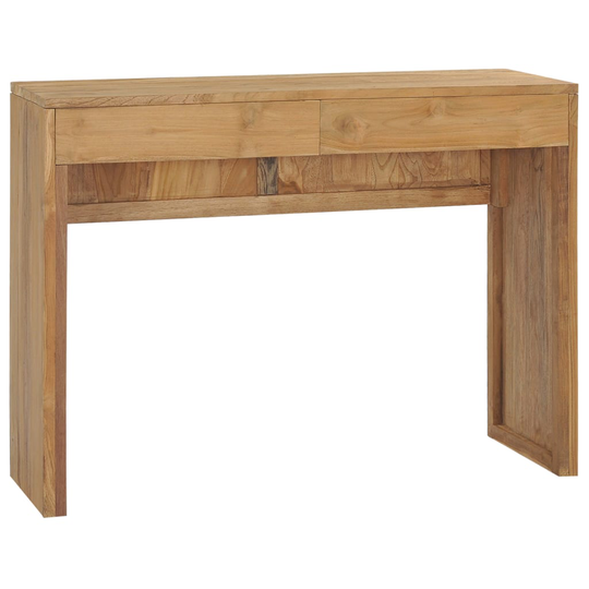 vidaXL Konsolipöytä 100x35x75 cm täysi tiikki
