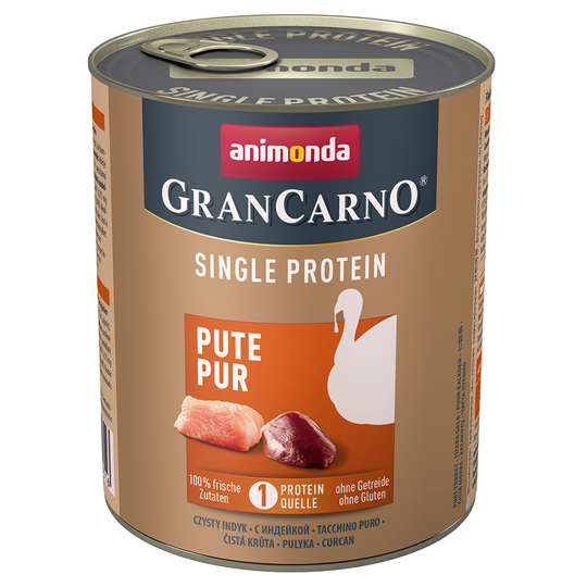 Animonda GranCarno Adult Single Protein 6 x 800 g - kalkkuna