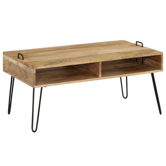 vidaXL Kahvipöytä mangopuu 100x60x45 cm