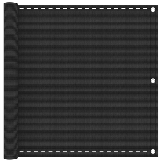 vidaXL Parvekkeen suoja antrasiitti 90x500 cm HDPE