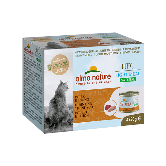 Almo Nature HFC Natural Light 4 x 50 g - kana & tonnikala