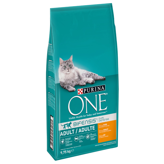 9,75 kg Purina ONE kissanruoka erikoishintaan! - Adult Chicken & Whole Grain Cereals