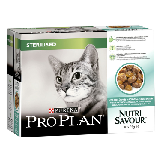 Pro Plan -säästöpakkaus 12 x 85 g - Delicate, merikala